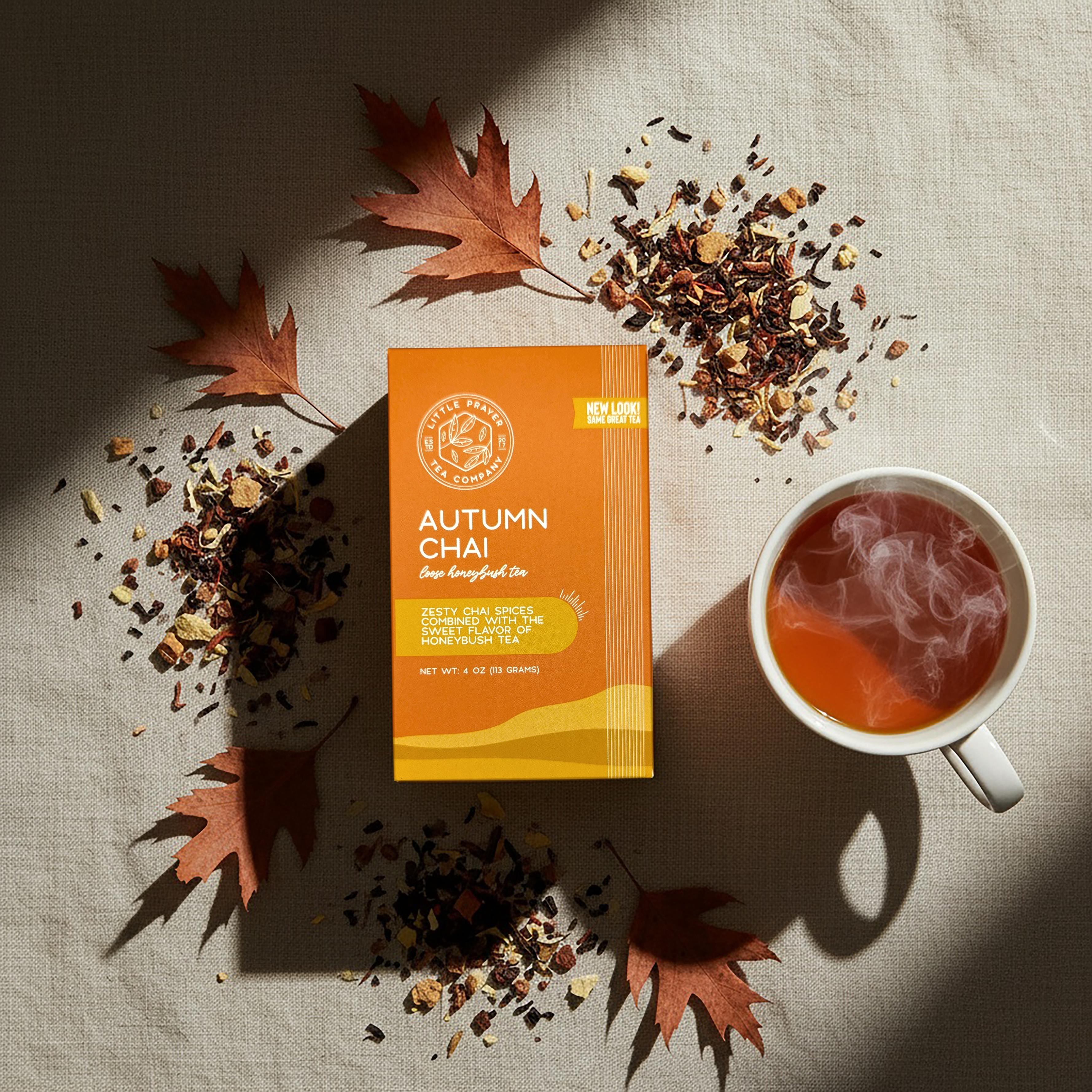 Caffeine-Free Autumn Chai | Honeybush, Spice, Fall Flavor