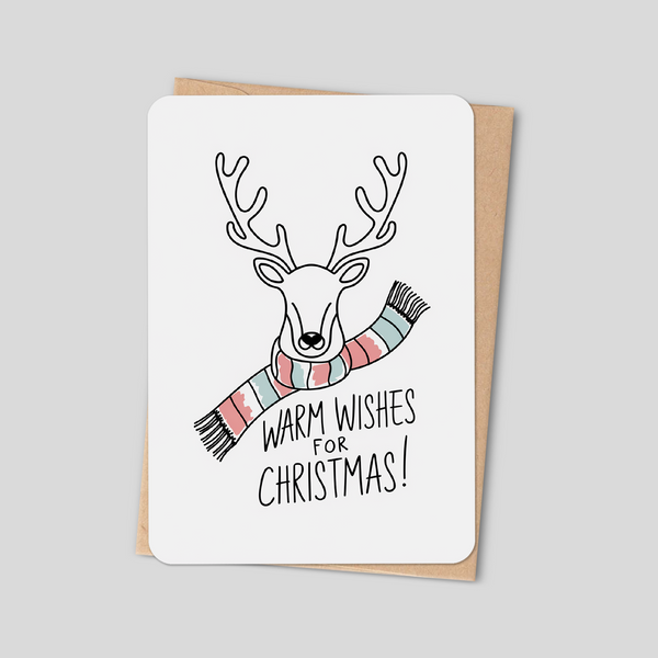 Warm Wishes For Christmas - Christian Christmas Card