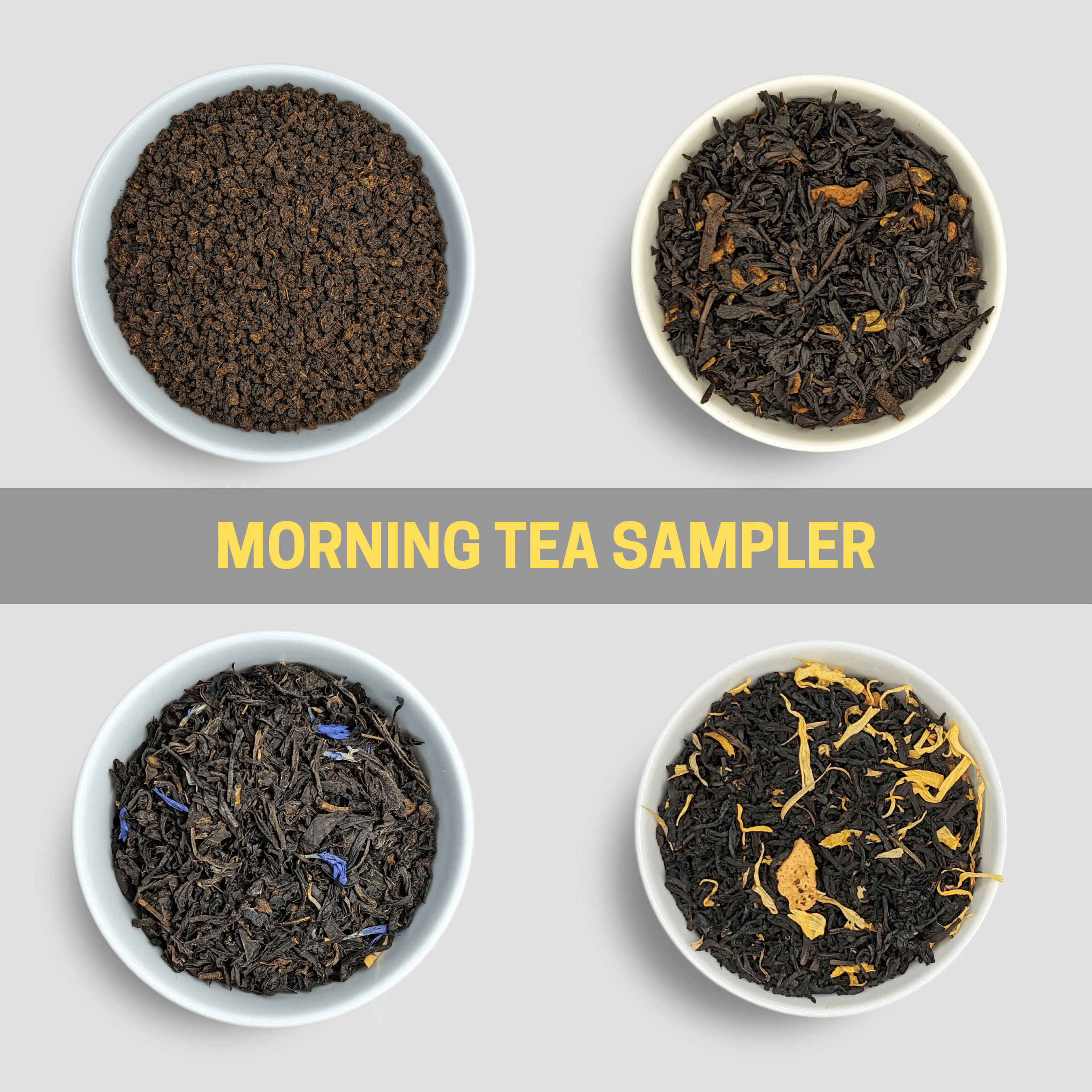 Morning Tea Sampler – Bold Black Teas to Start Your Day